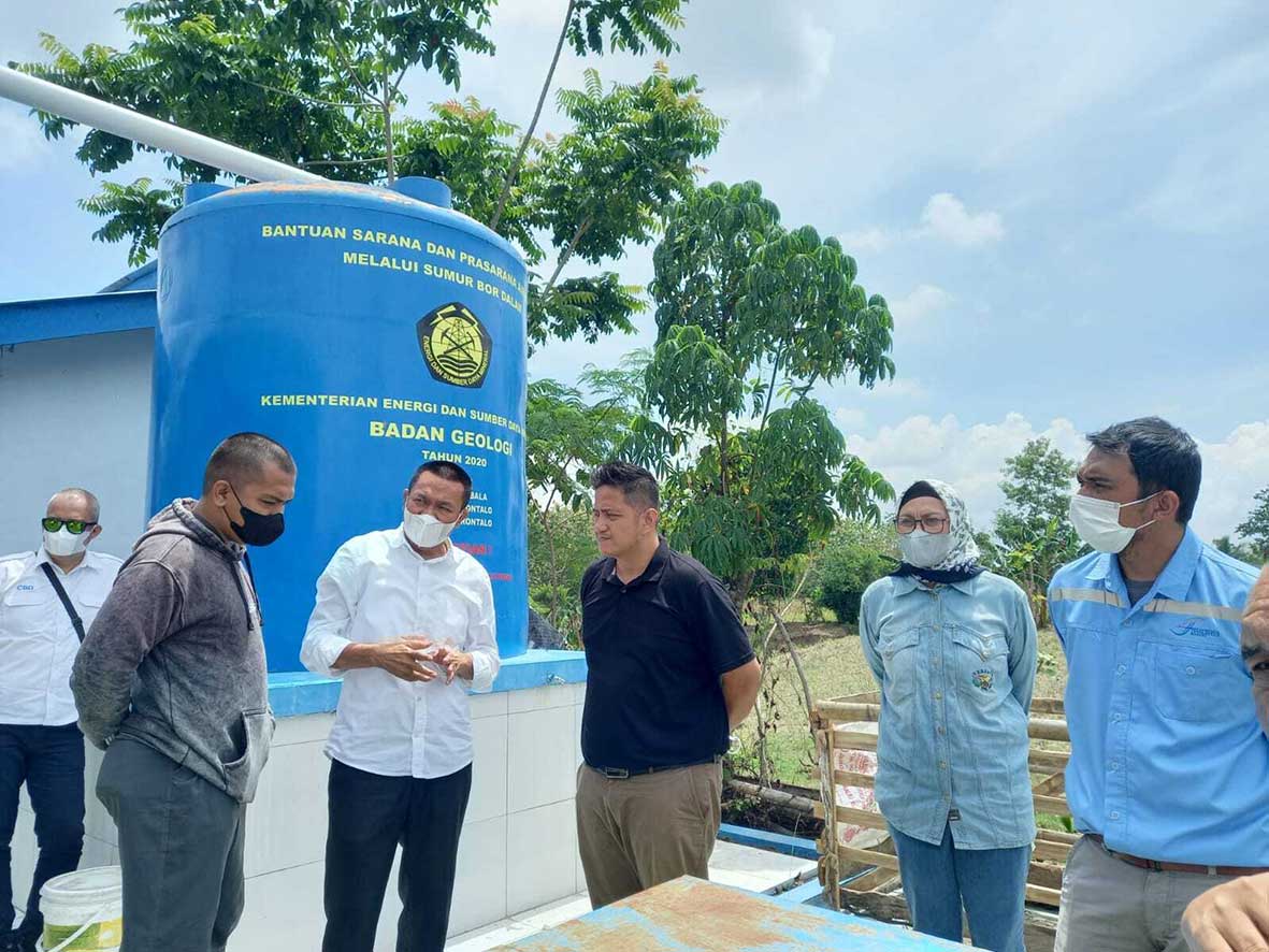 Invites PTTEP Indonesia, Rachmat Gobel: Clean Water Infrastructure Will Be Built in Gorontalocsr kesehatan