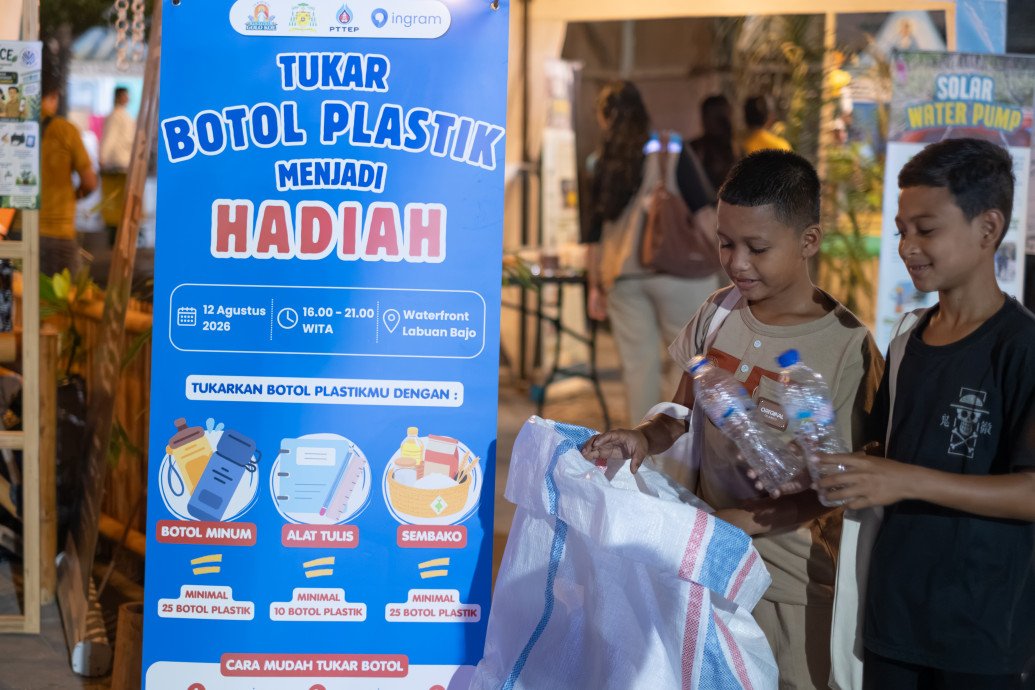 csr kesehatan PTTEP Indonesia Supports Golo Koe Festival as a Green Event through Sustainable Waste Management