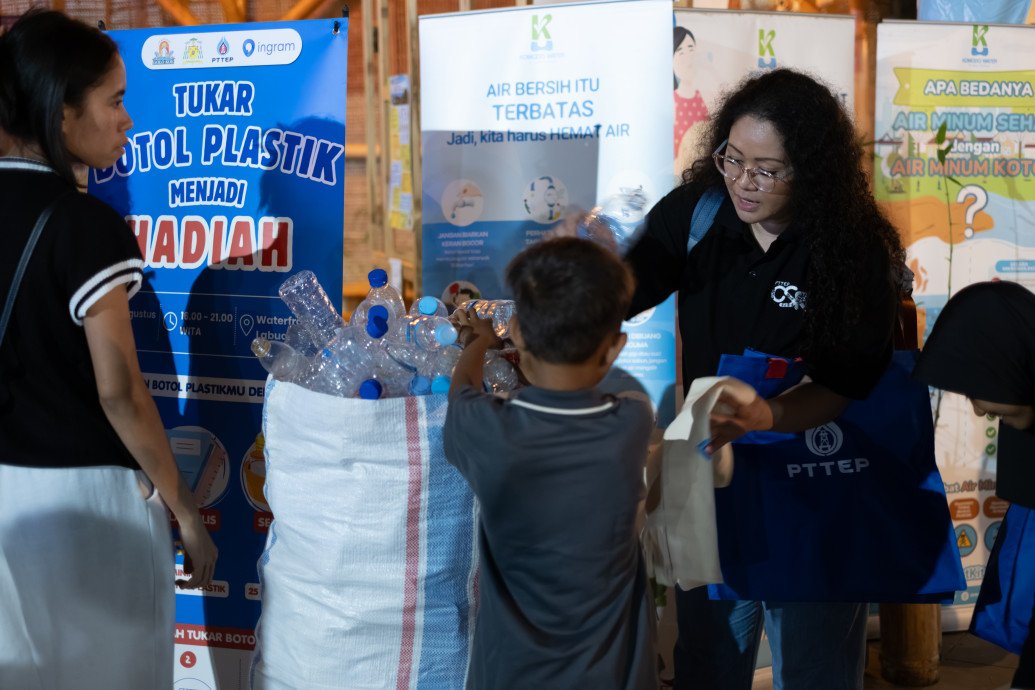 csr kesehatan PTTEP Indonesia Supports Golo Koe Festival as a Green Event through Sustainable Waste Management