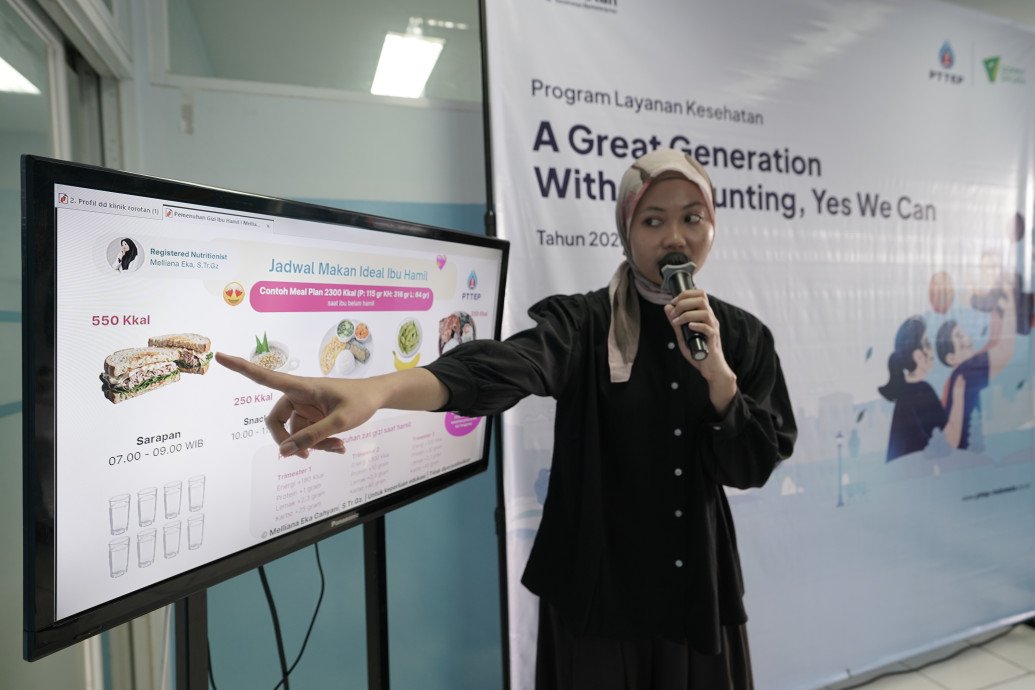 csr kesehatan Strengthening Maternal and Child Health, PTTEP Indonesia and Dompet Dhuafa Host Maternal Nutrition Education and Prenatal Exercise Program