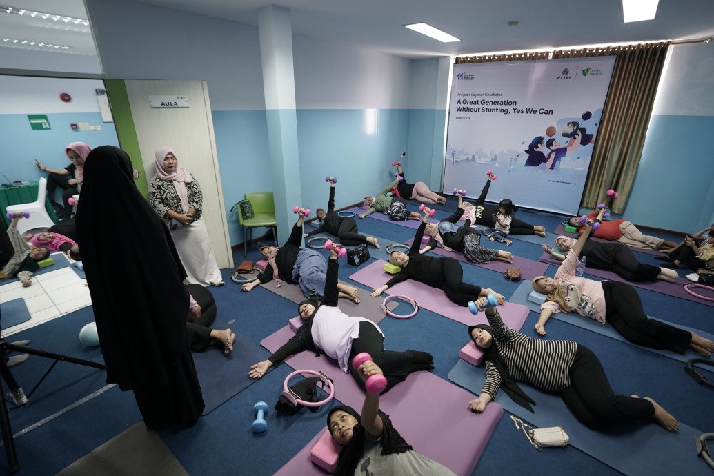csr kesehatan Strengthening Maternal and Child Health, PTTEP Indonesia and Dompet Dhuafa Host Maternal Nutrition Education and Prenatal Exercise Program