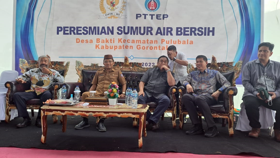 csr kesehatan Rachmat Gobel and PTTEP Indonesia Build Clean Water Well in Gorontalo