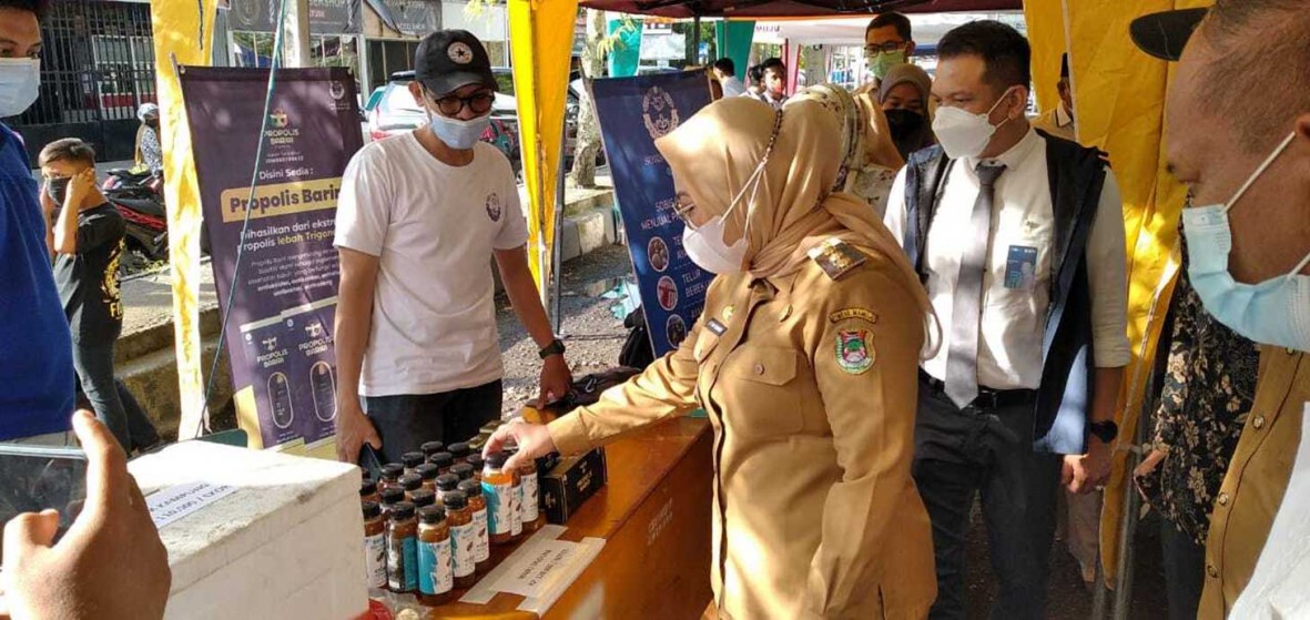csr kesehatan Jual Hasil Panen di Pasar Ramadhan, Sobis Pammase Tetap Komitmen Bagi Hasil Panen dengan PAUD dan NGO