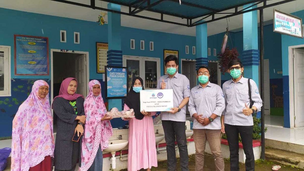 csr kesehatan Sells Harvest at Ramadhan Market, Sobis Pammase Remains Committed to Distribute Harvest with PAUD and NGOs