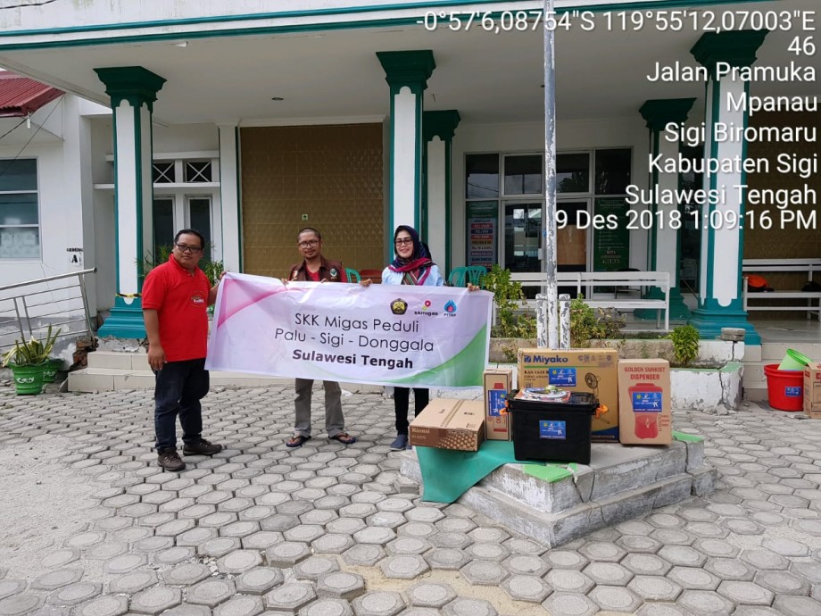 csr kesehatan PTTEP Donates IDR 1,000,000,000 to SKK Migas for Victims of Earthquake and Tsunami in Sulawesi