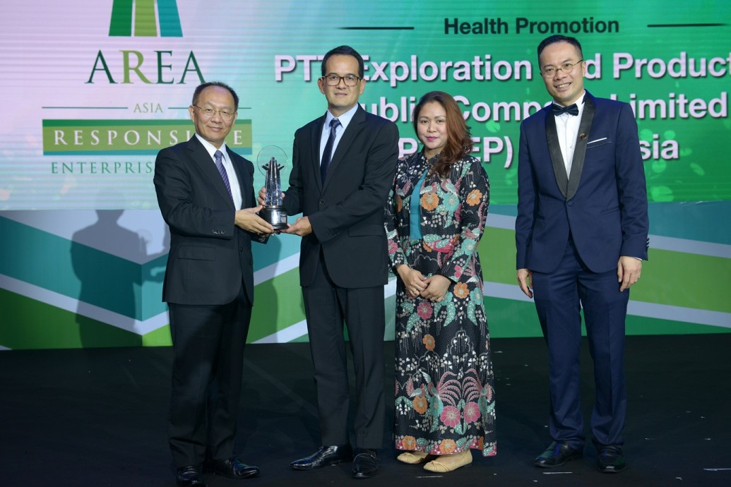 csr kesehatan PTTEP LKC receive The Asia Responsible Enterprise Awards programme (AREA)