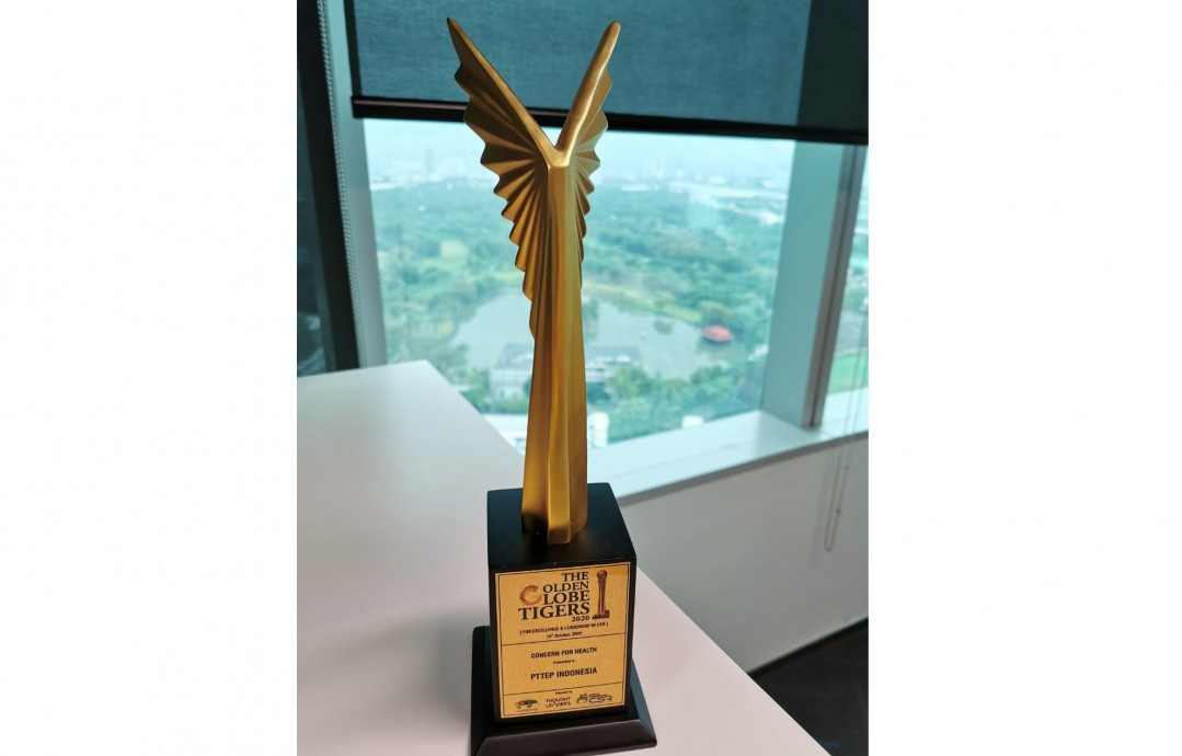 csr kesehatan PTTEP receives The Golden Globe Tigers Awards 2020