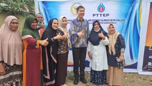 Berita Rachmat Gobel and PTTEP Indonesia Build Clean Water Well in Gorontalo